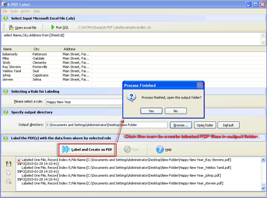 a-pdf label create